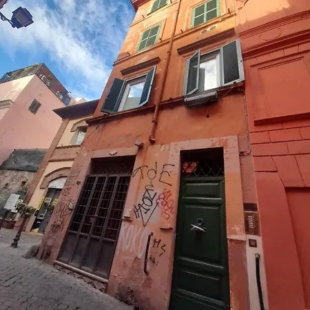 View Of The Rooftops Of Trastevere